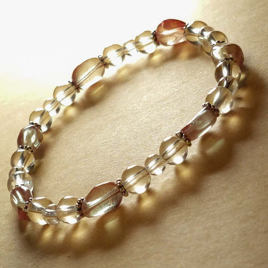 アンデシン ゴールデンラブラドライト ブレスレット 安寧の腕輪