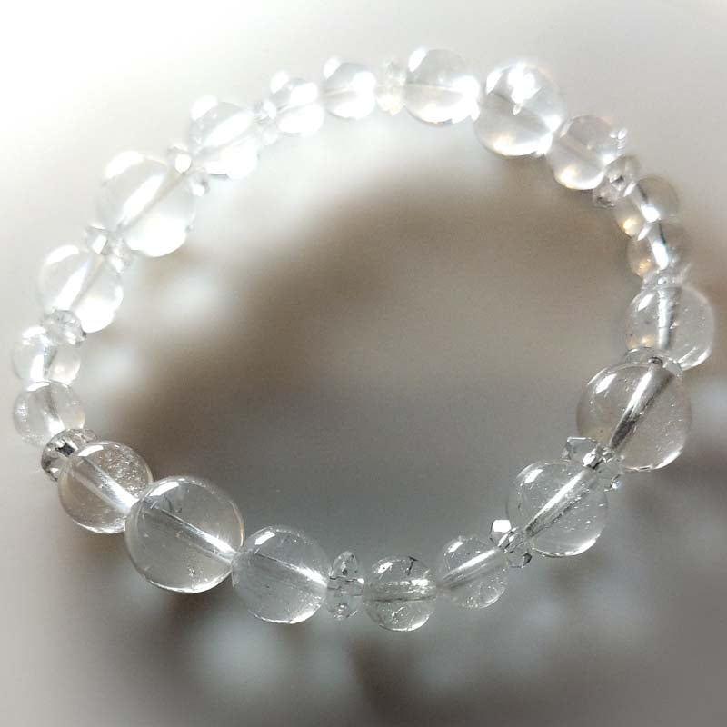 ヒマラヤ水晶 ブレスレット ガネーシュヒマール