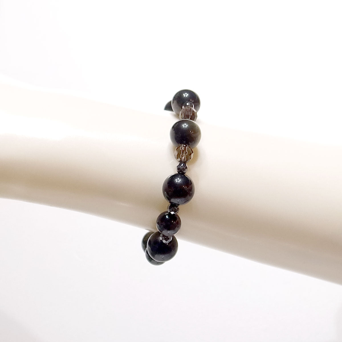 ゴールデンオブシディアン ブレスレット - Reflective Circle -