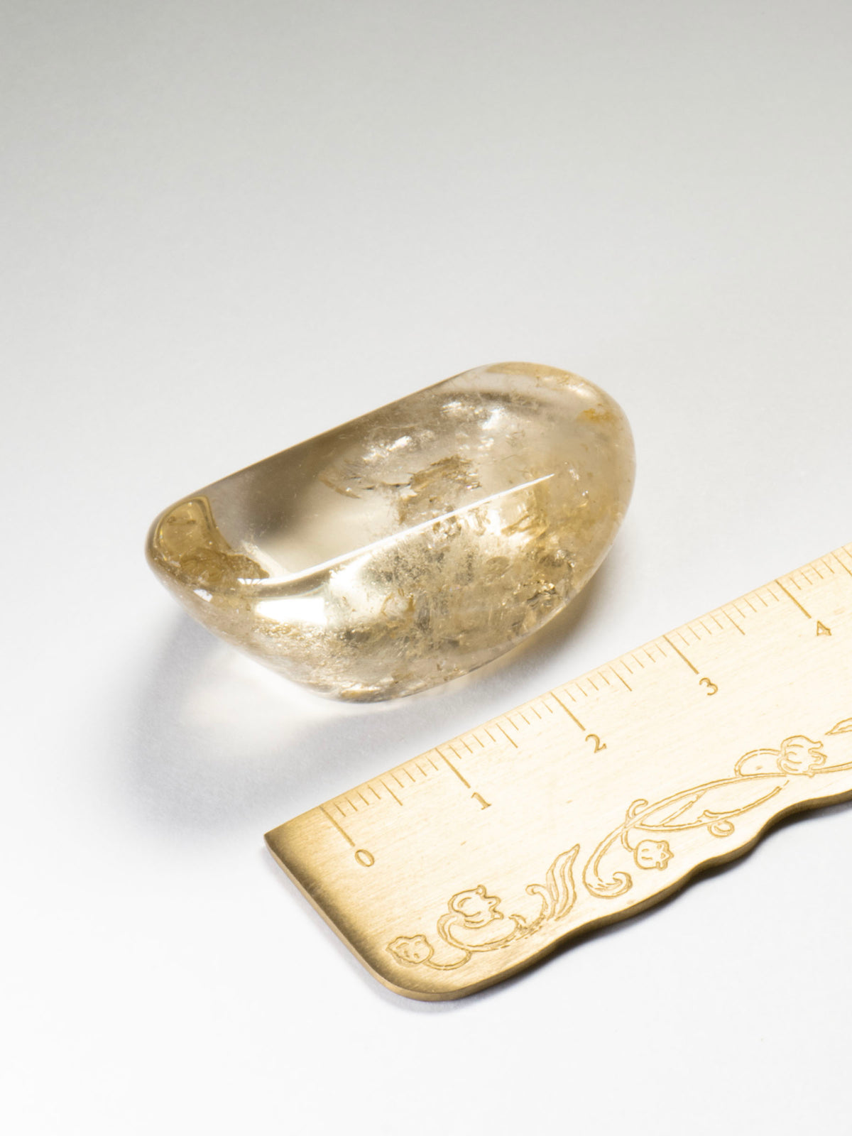 Natural Citrine Polished - DR Congo 41mm 21g