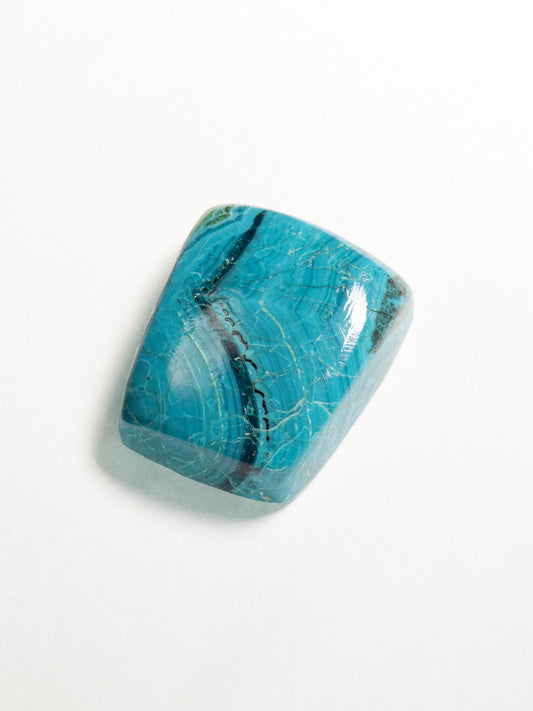 Peruvian Chrysocolla — Shallow Sea View 25mm 8g