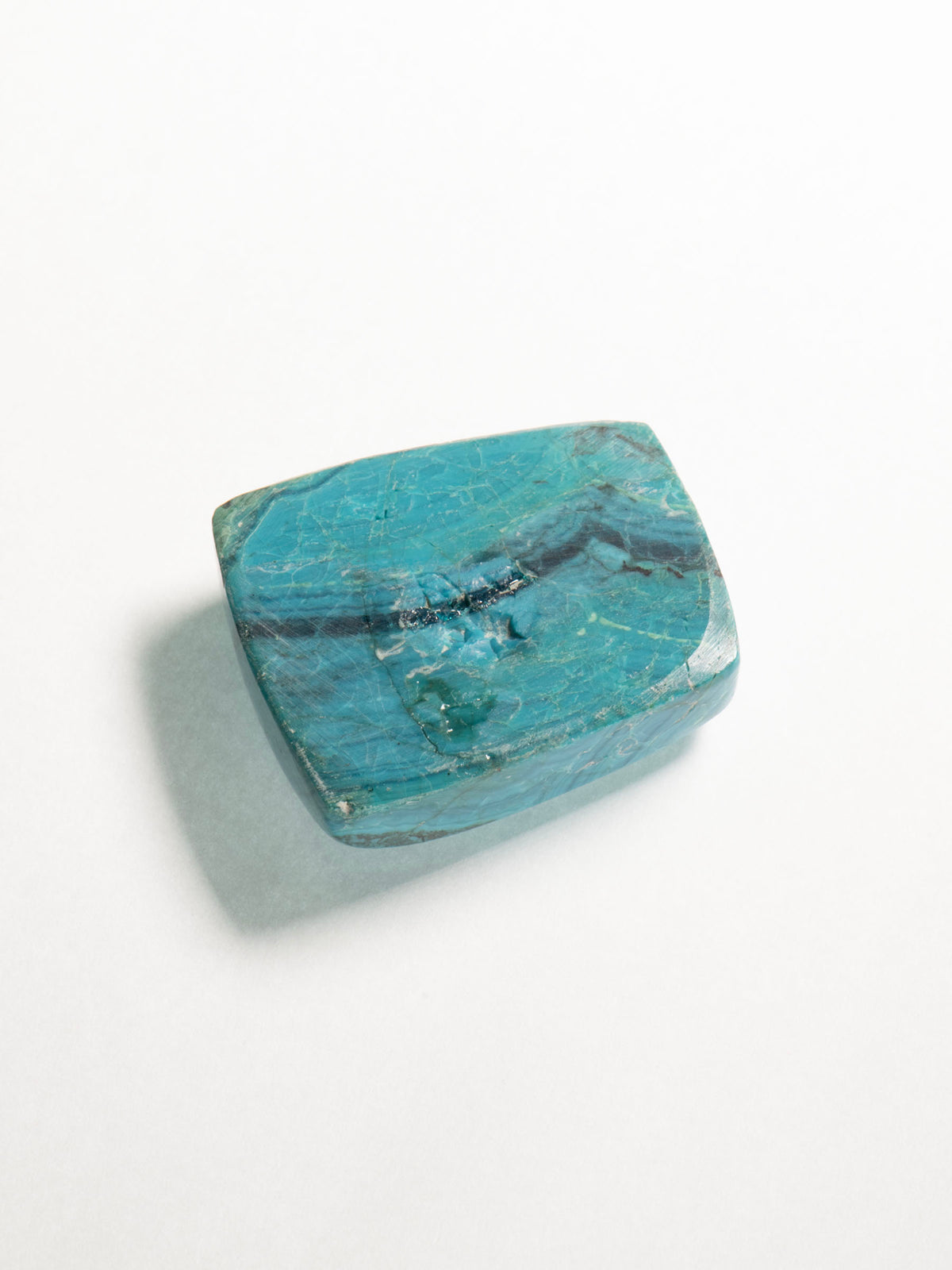 Peruvian Chrysocolla — Shallow Sea View 25mm 8g