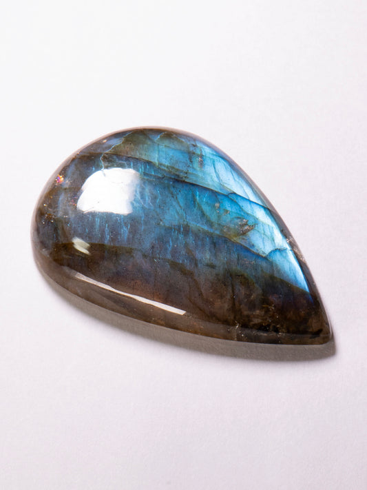 Aurora-Blue Polished Labradorite from Madagascar 51mm 21g