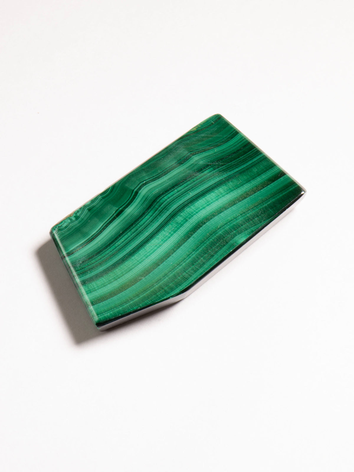 Vivid Green Banded Malachite - Congo 45mm 22g