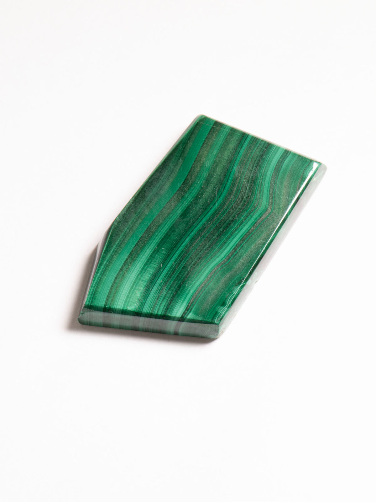 Vivid Green Banded Malachite - Congo 45mm 22g
