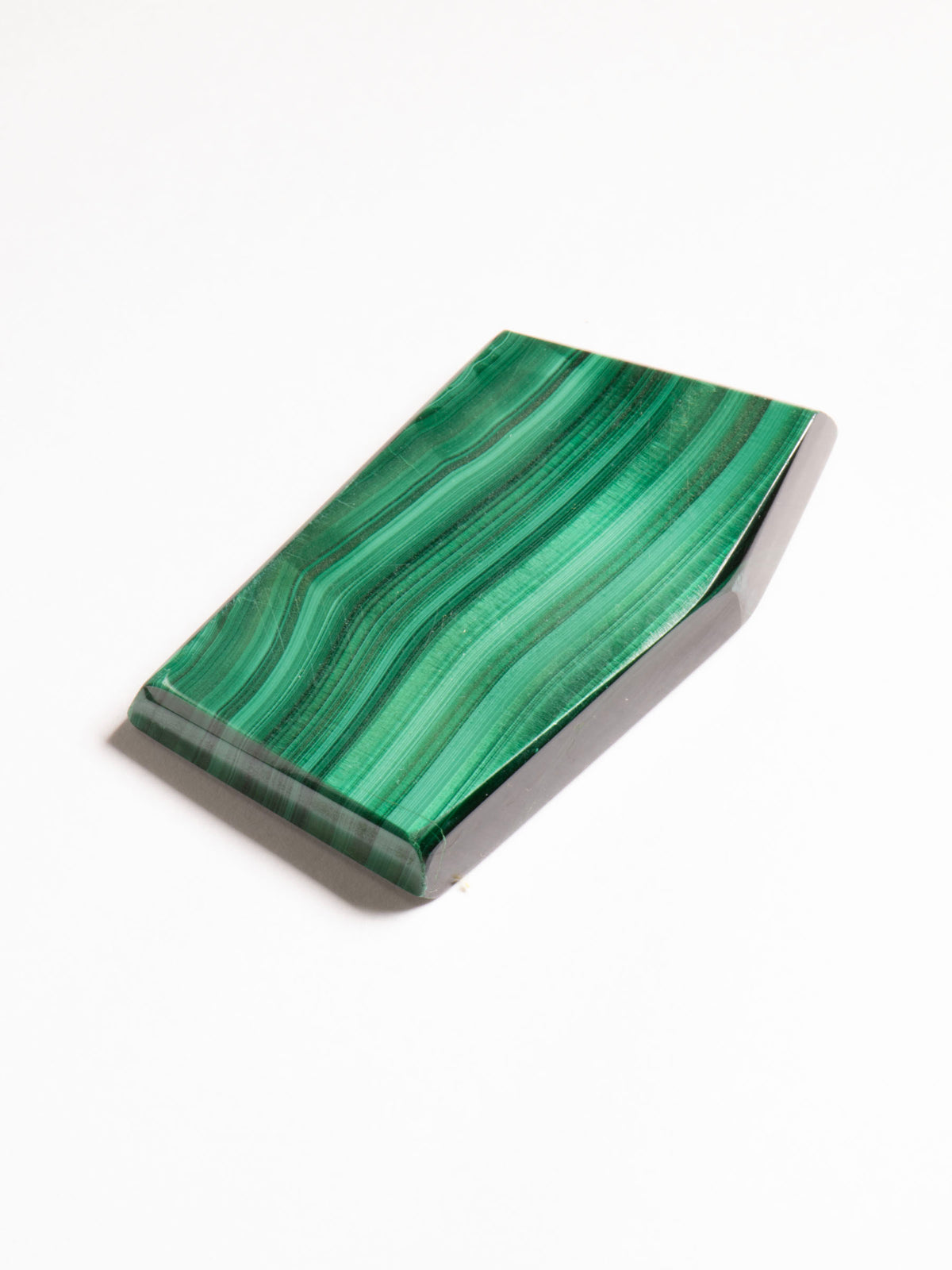 Vivid Green Banded Malachite - Congo 45mm 22g