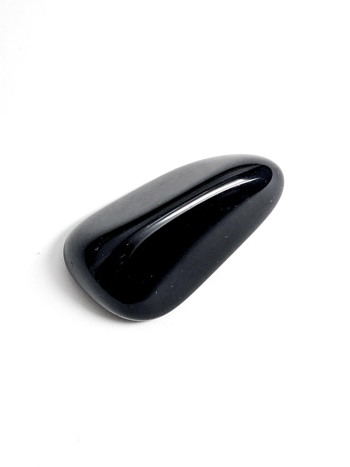 Black Smoky Quartz Polished Pebble 37mm 13g