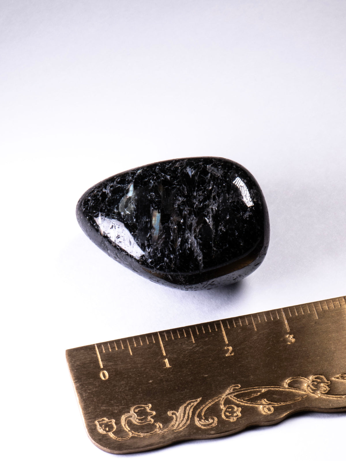 Nuuk Nuummite Polished Pebble - Greenland 31mm 20g