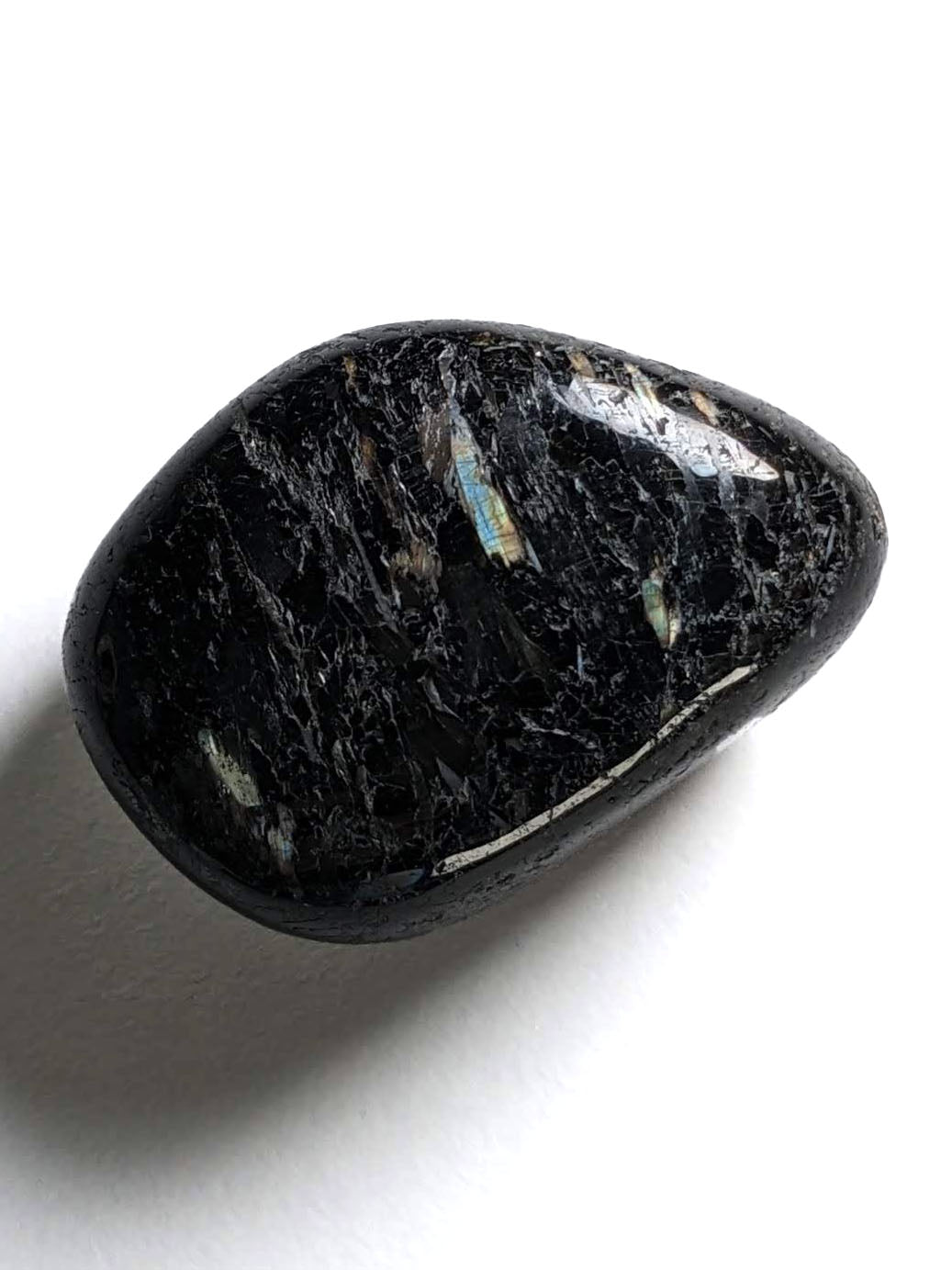 Nuuk Nuummite Polished Pebble - Greenland 31mm 20g