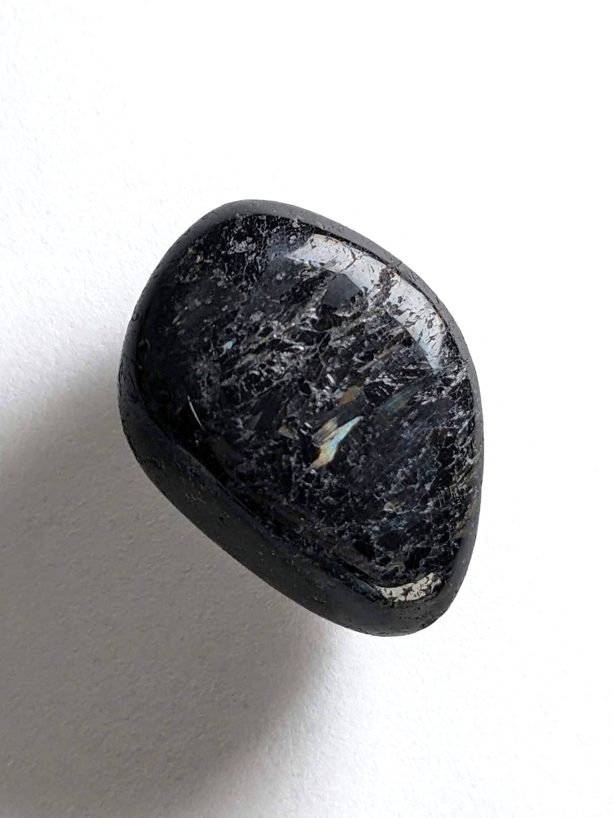 Nuuk Nuummite Polished Pebble - Greenland 31mm 20g