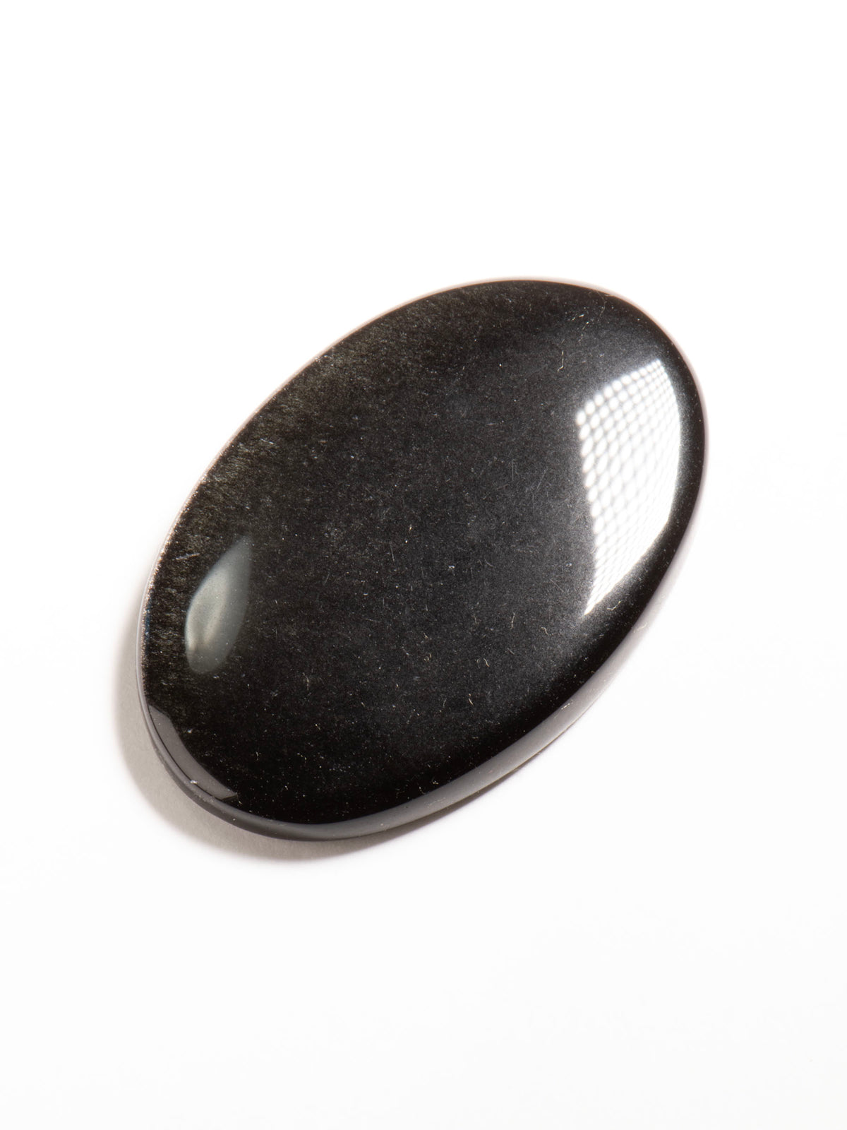 Silver Sheen Obsidian — Mexico 44mm 11g