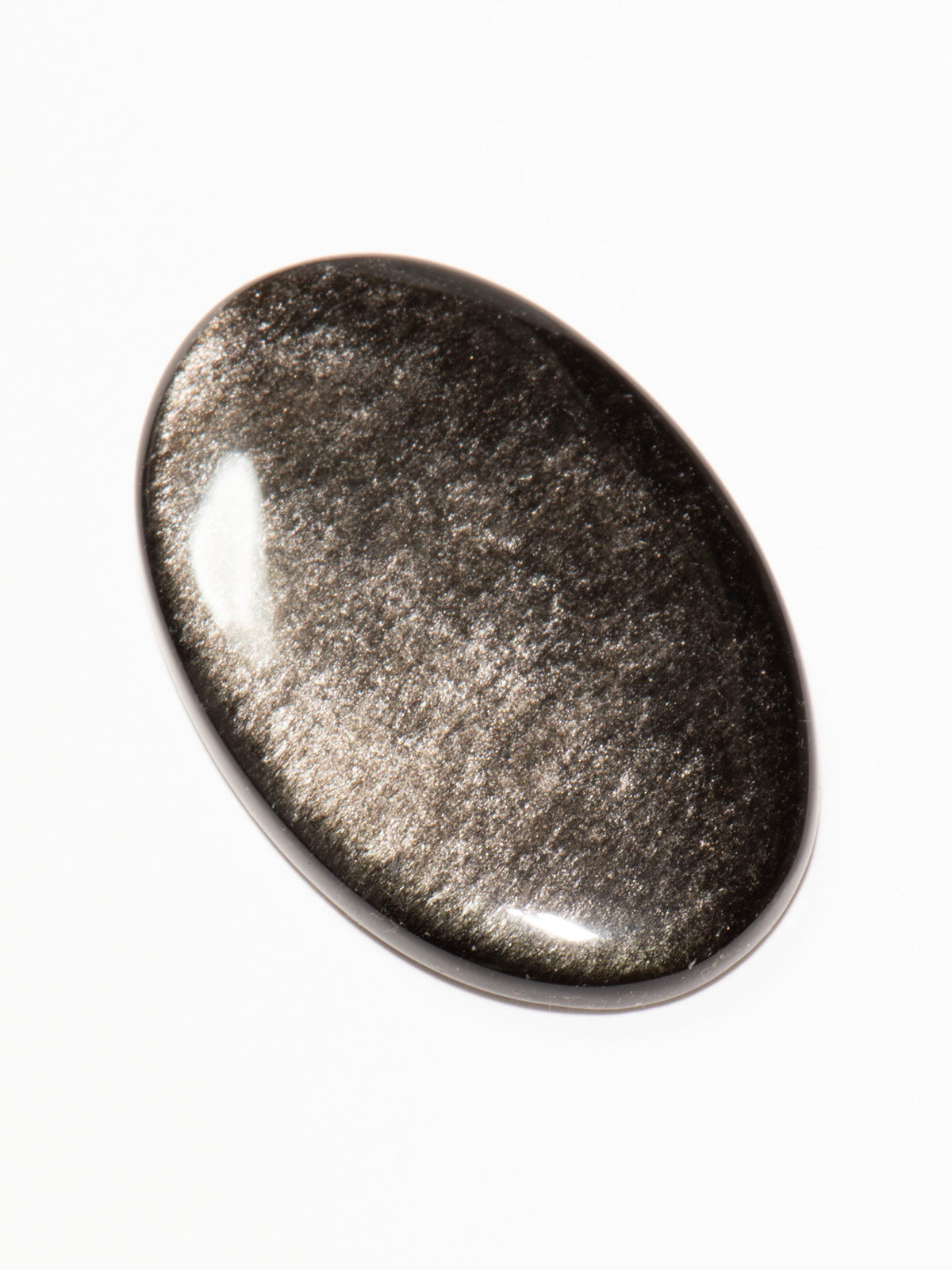 Silver Sheen Obsidian — Mexico 44mm 11g