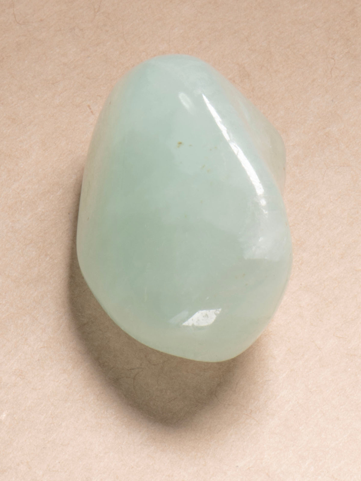 Muscat-Green Prehnite Polished Pebble 34mm 21g