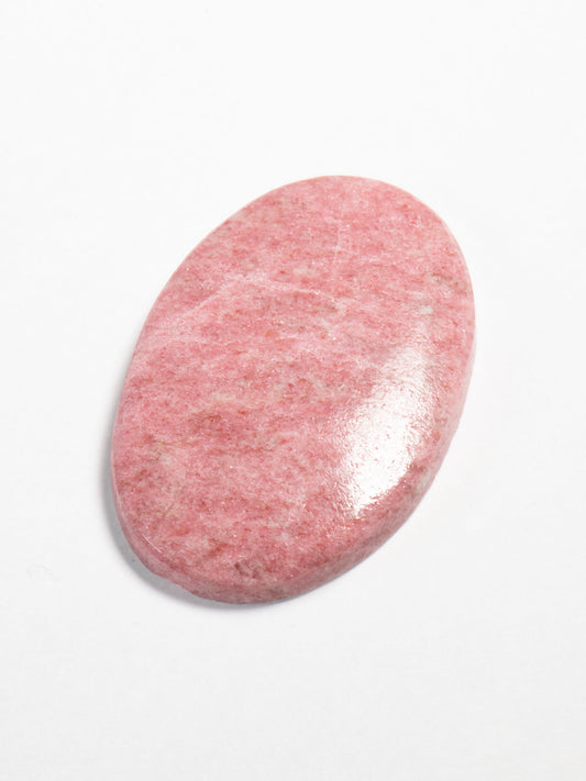 Norwegian Thulite Oval Cabochon 37mm 8g