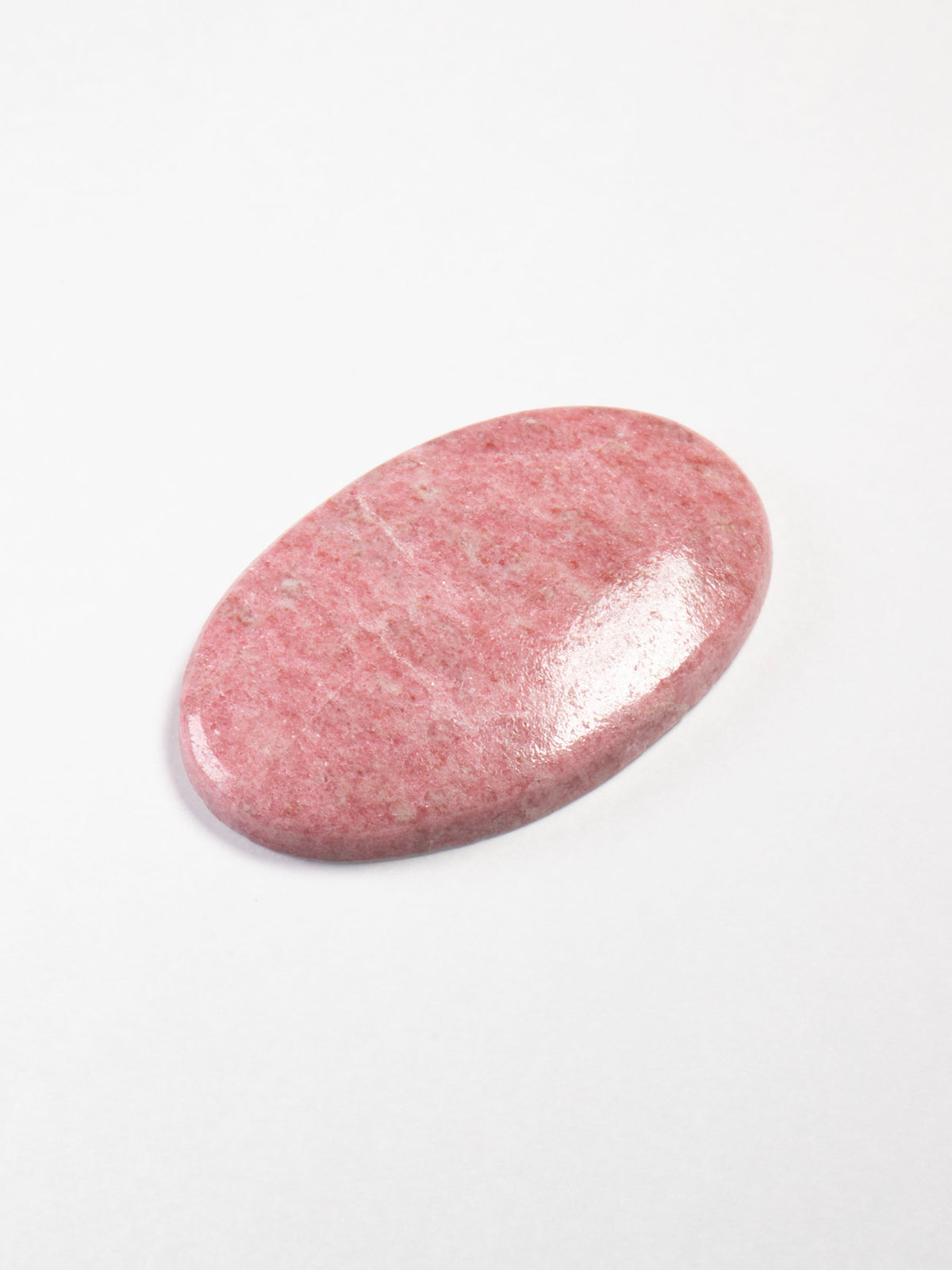Norwegian Thulite Oval Cabochon 37mm 8g