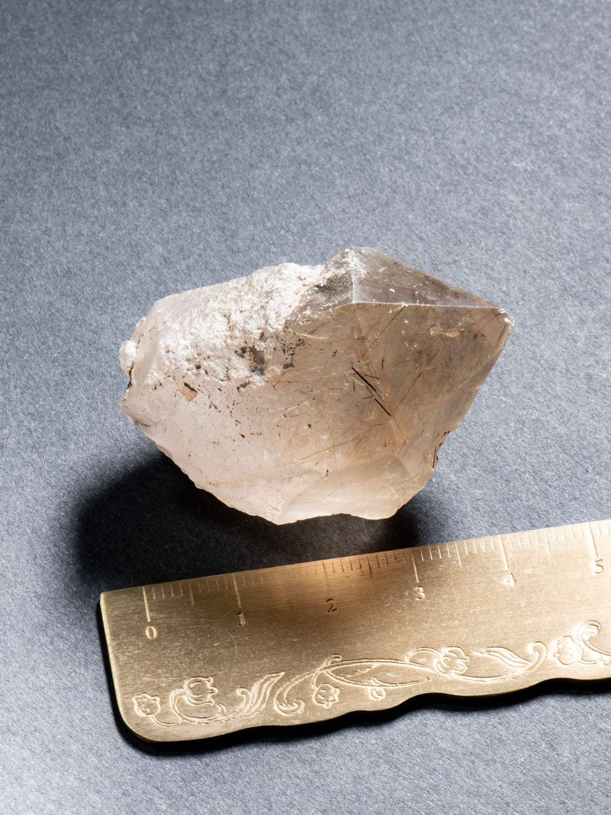 Rutile-Included Smoky Quartz Rough 42mm 37g