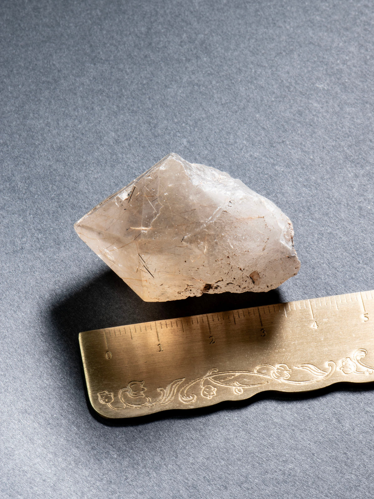 Rutile-Included Smoky Quartz Rough 42mm 37g