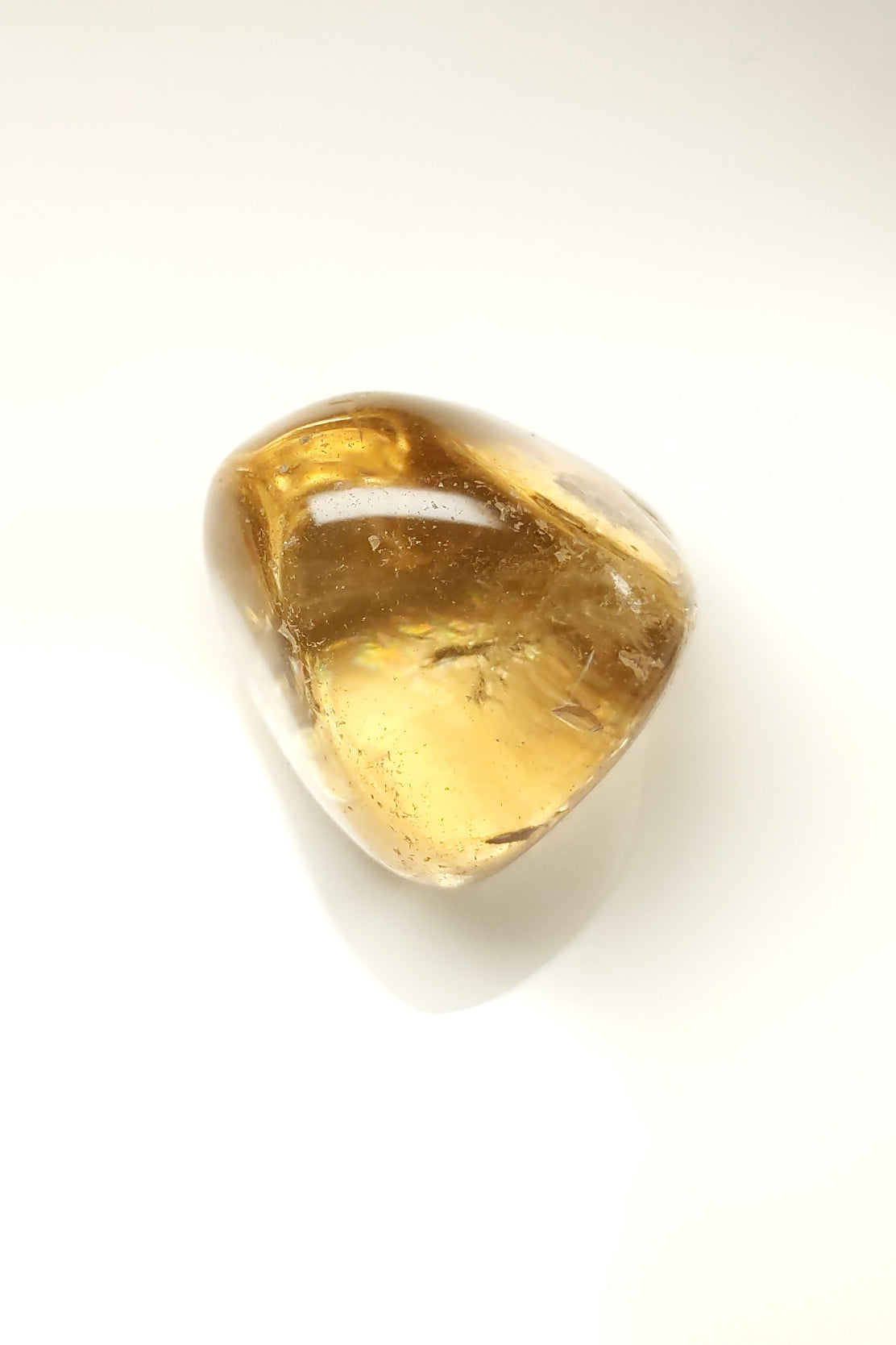 Natural Citrine Polished - DR Congo 29mm 24g