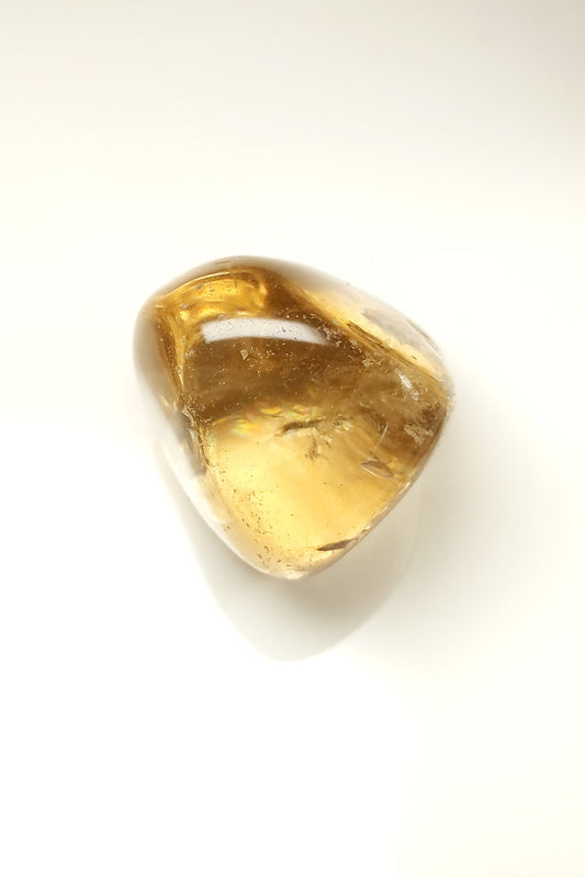 Natural Citrine Polished - DR Congo 29mm 24g