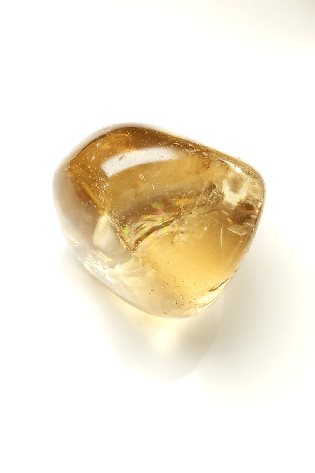 Natural Citrine Polished - DR Congo 29mm 24g