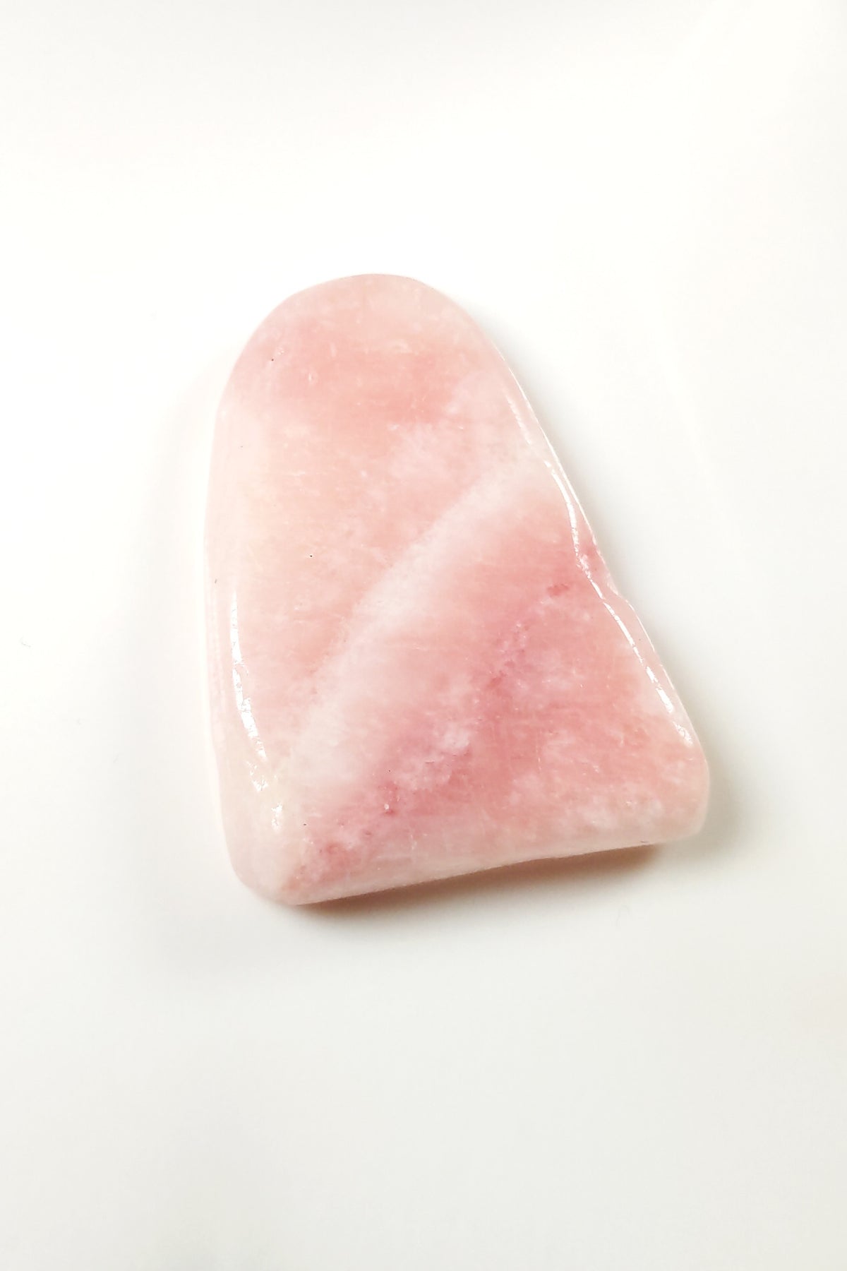 Soft Pink Petalite Polished Pebble from Namibia 36mm 9.8g