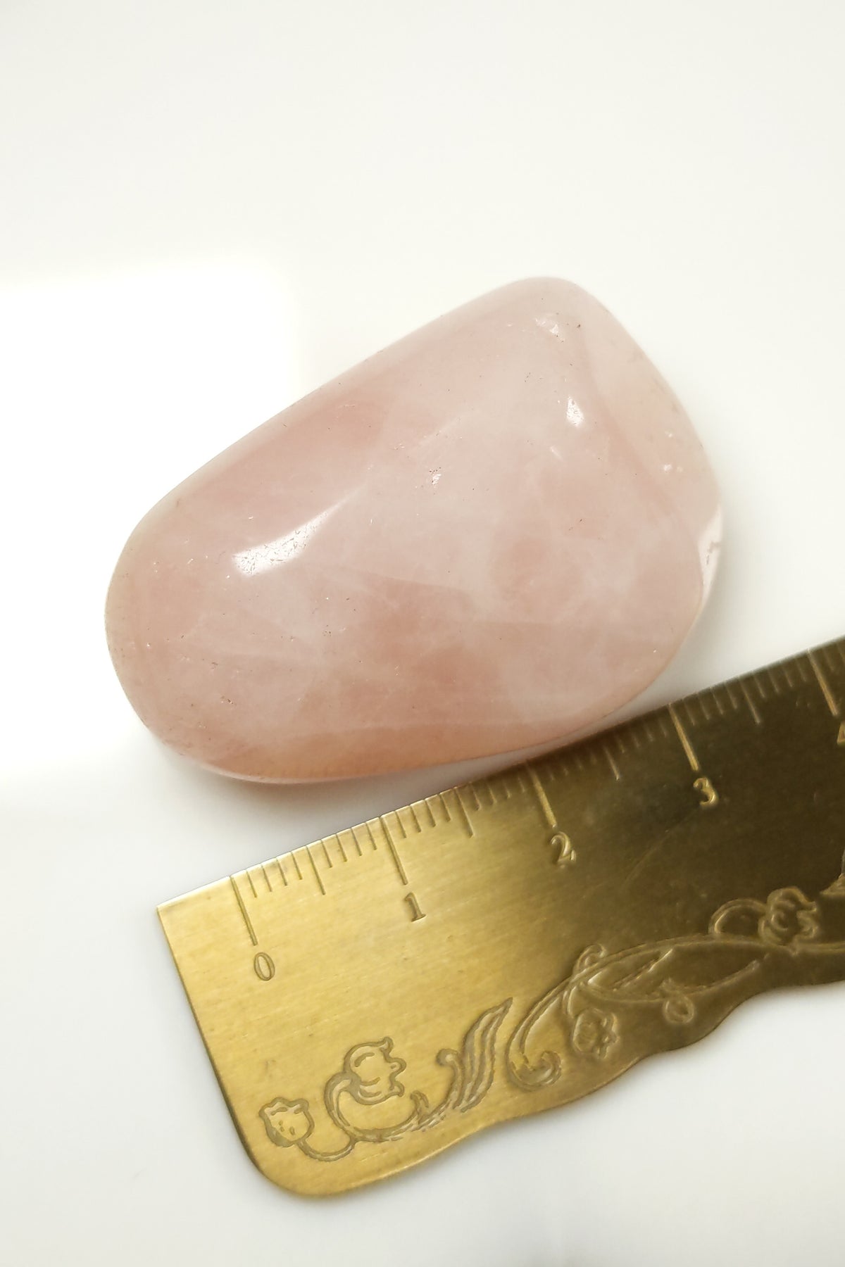 Namibian Rose Quartz Polished Stone 39mm 30g