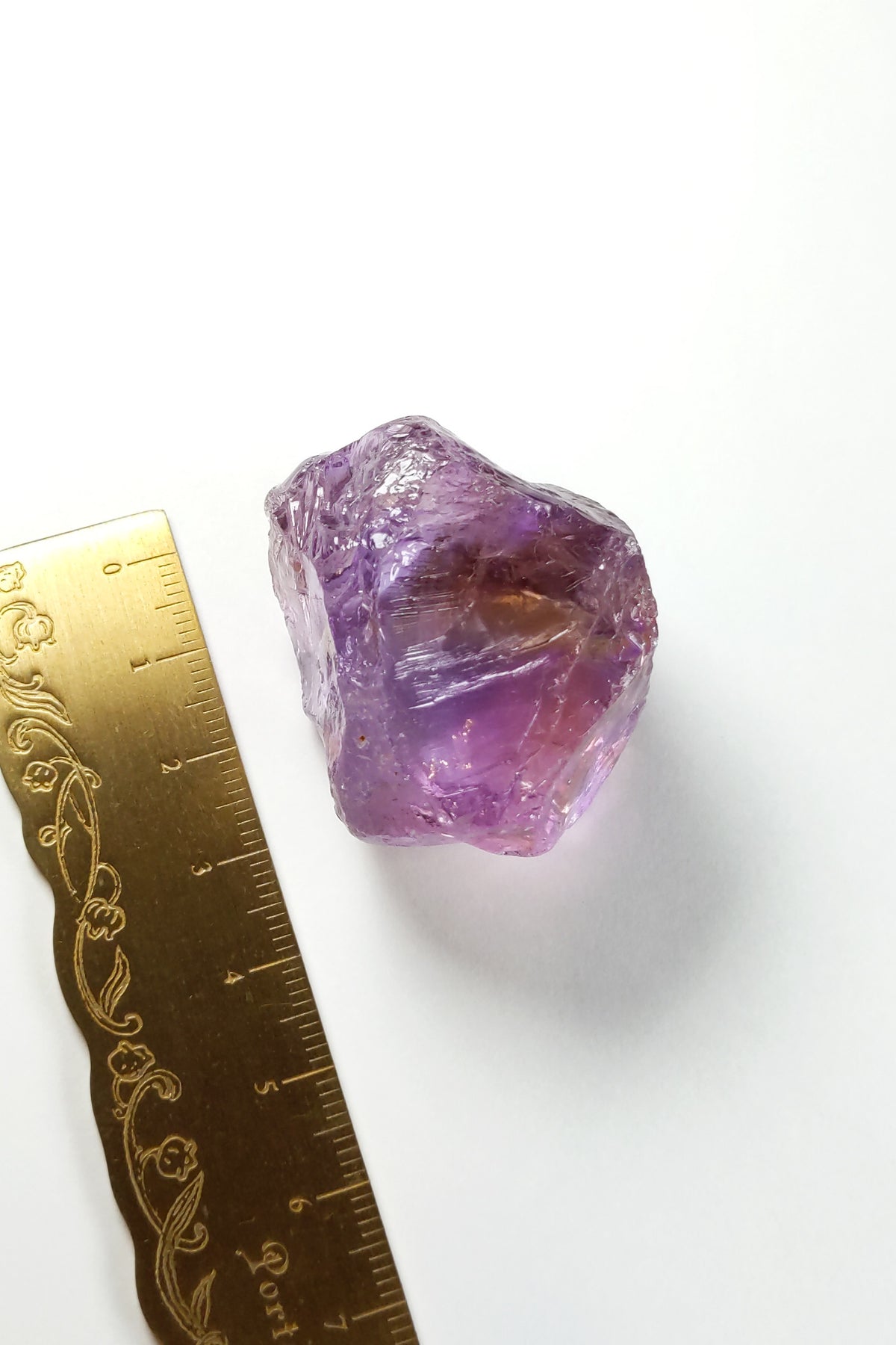 Sunset-Zoned Ametrine from Bolivia 40mm 45g