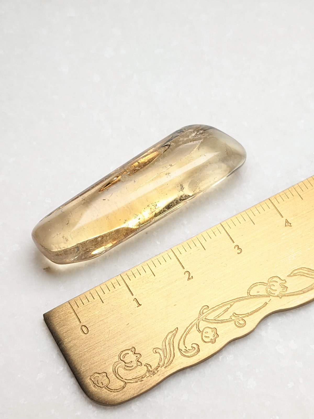 Natural Citrine Polished - DR Congo 41mm 8.6g