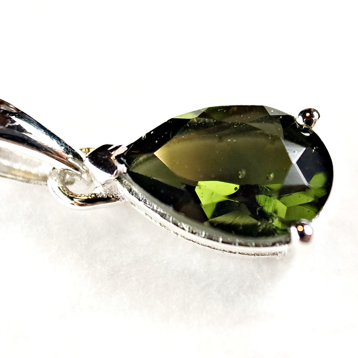 Moldavite Pendant — Czech Republic 15mm 1g