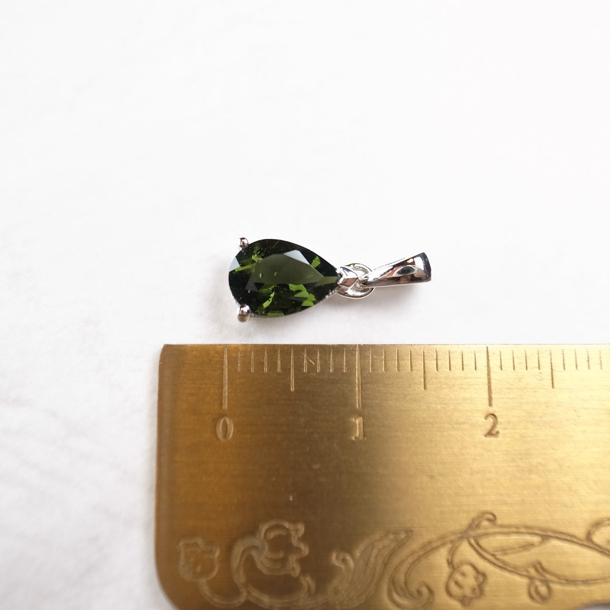 Moldavite Pendant — Czech Republic 15mm 1g