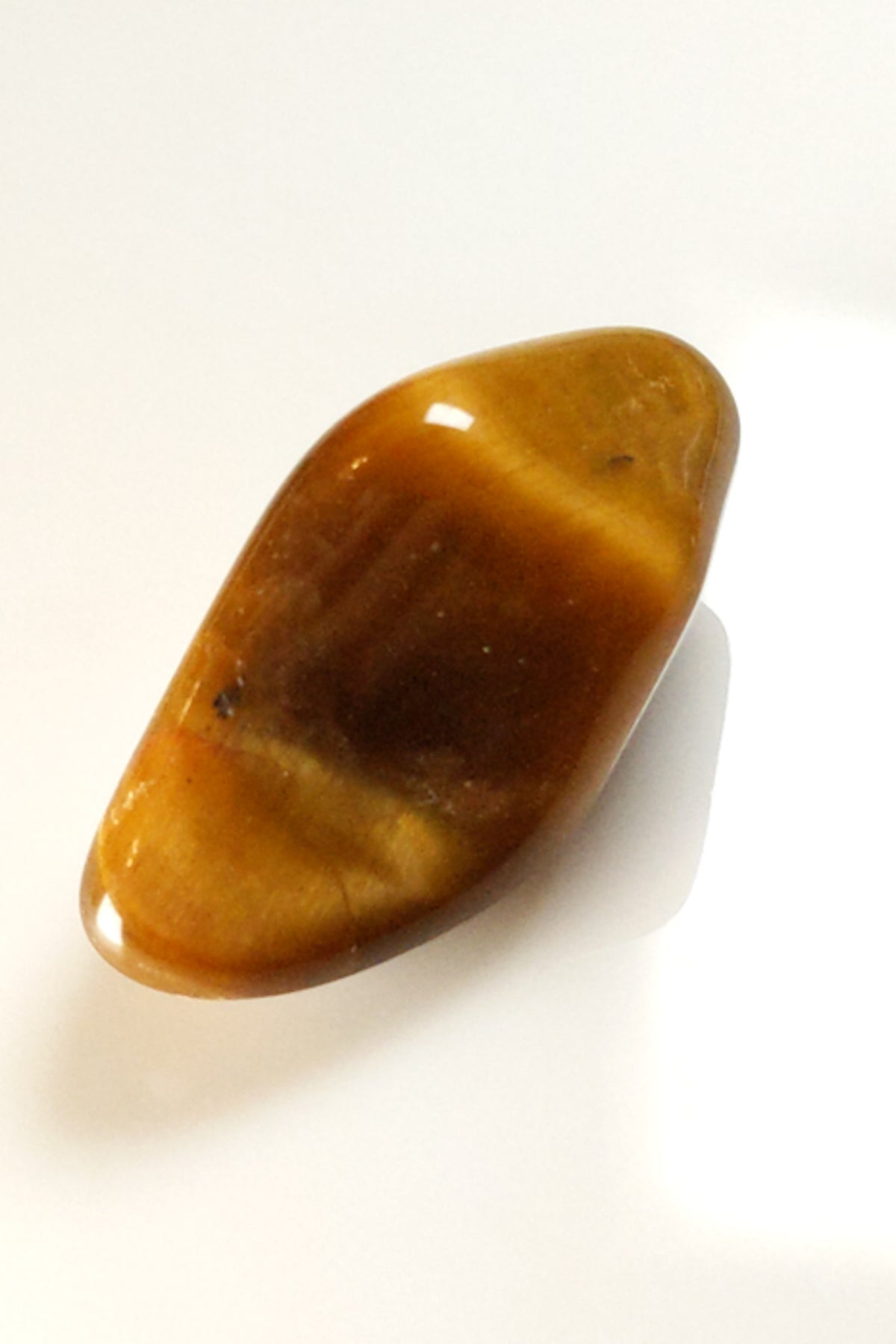 Tiger’s Eye Polished Pebble with Golden Bands 34mm 11g