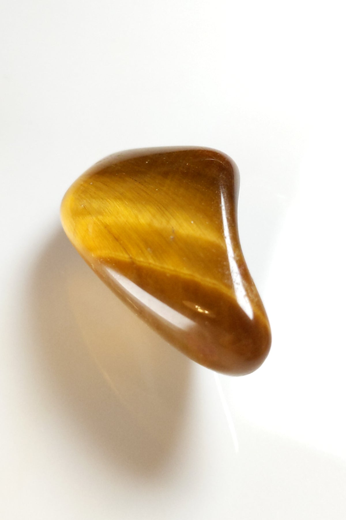 Tiger’s Eye Polished Pebble with Golden Bands 34mm 11g