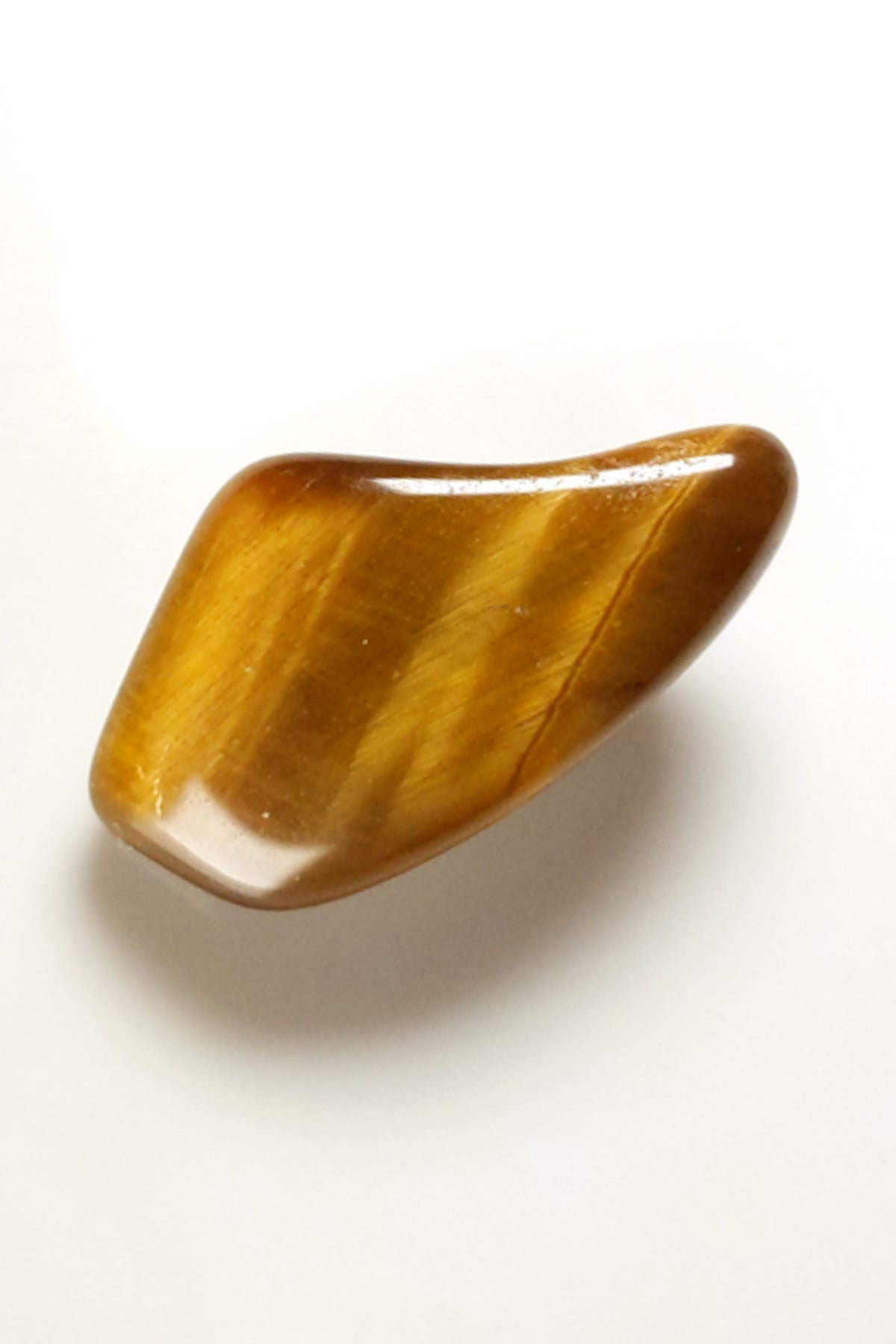 Tiger’s Eye Polished Pebble with Golden Bands 34mm 11g