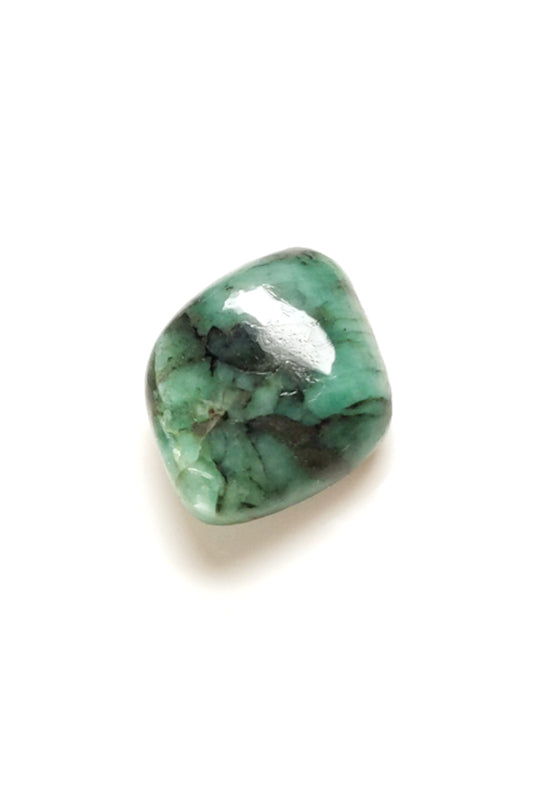 Brazilian Emerald Polished Pebble 24mm 6.7g