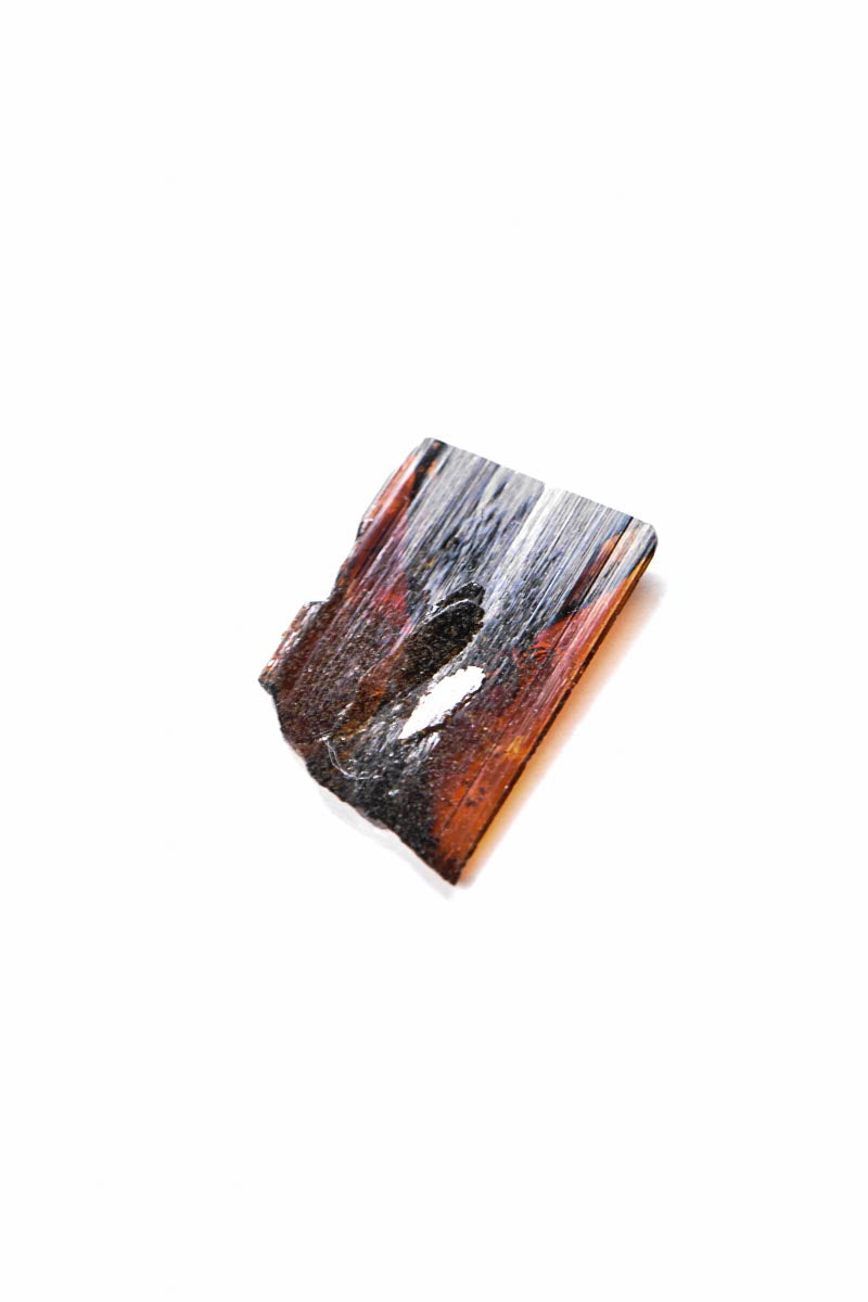 Brookite Crystal with Red-Orange Edges 18mm 0.67g