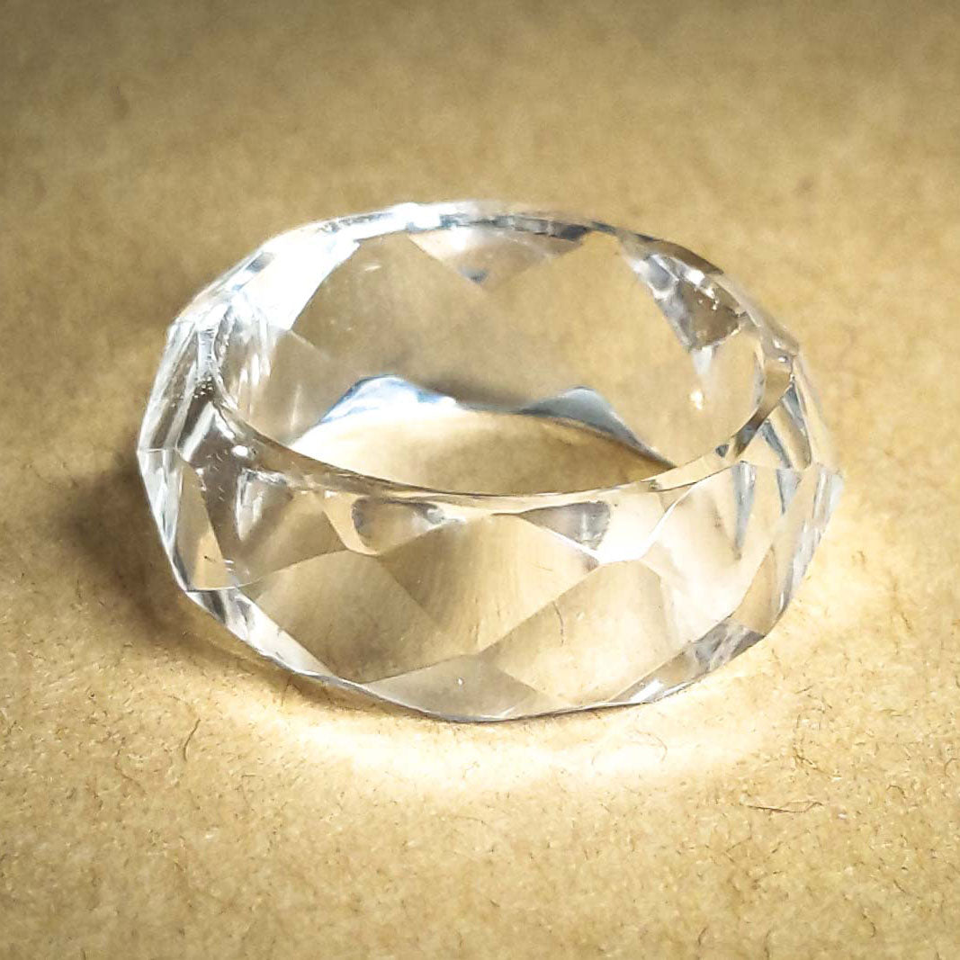 Faceted Ganesh Himal Quartz Ring 1g
