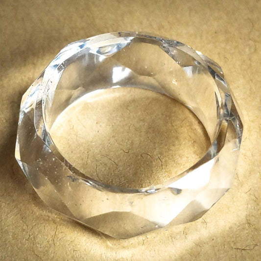 Faceted Ganesh Himal Quartz Ring 1g