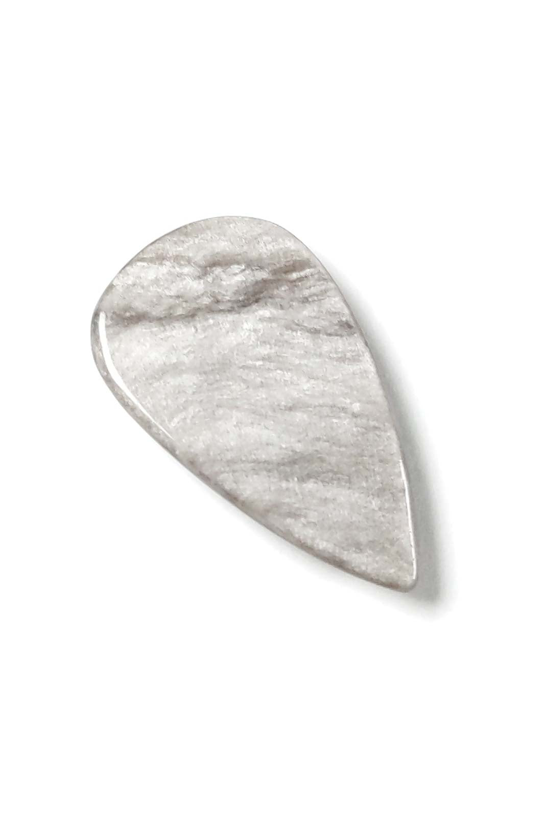 Silver Obsidian Polished Tear Shaped - Mexico 36mm 4.9g