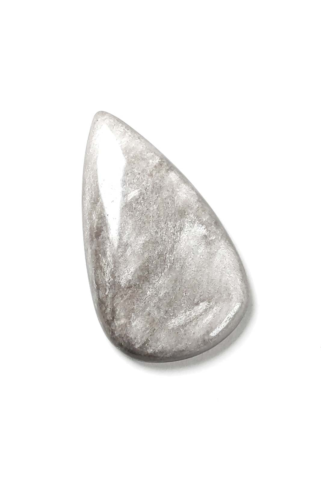 Silver Obsidian Polished Tear Shaped - Mexico 36mm 4.9g