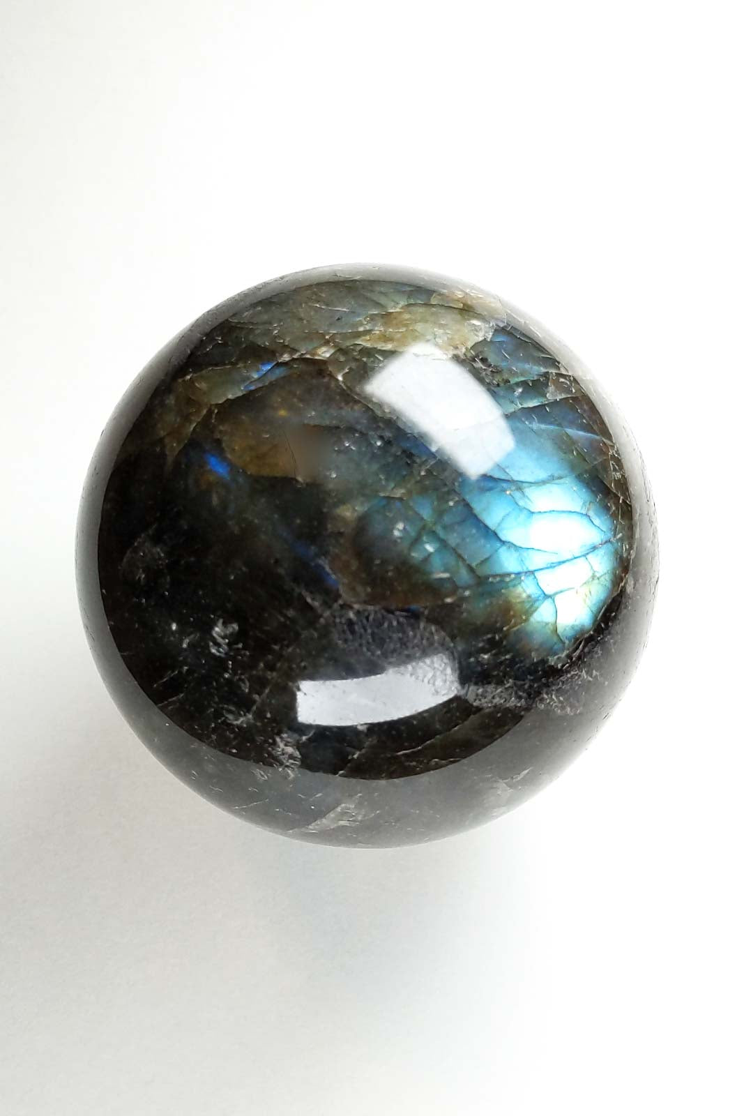 Dark Labradorite Galaxy Sphere