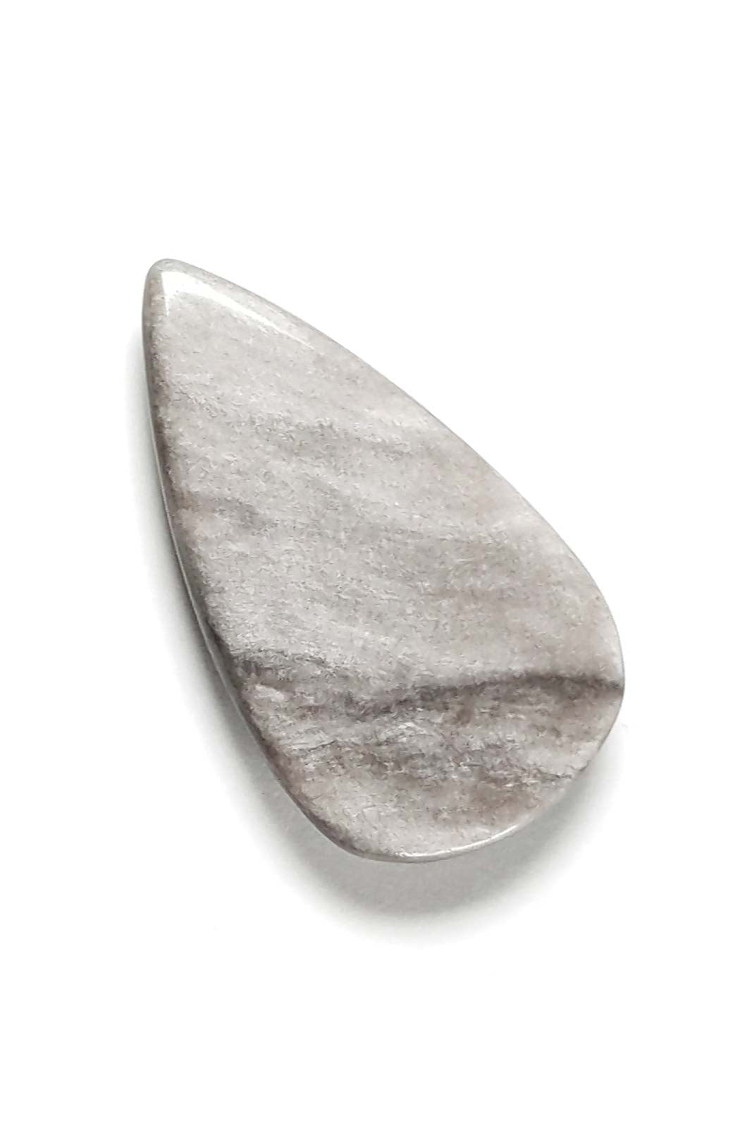 Silver Obsidian Polished Tear Shaped - Mexico 36mm 4.9g