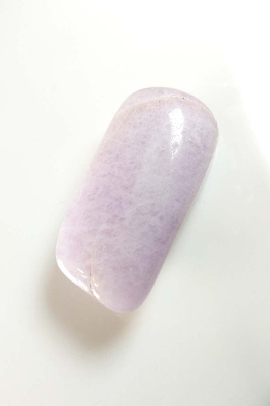 Pale Lilac Kunzite Polished Pebble 41mm 19.6g