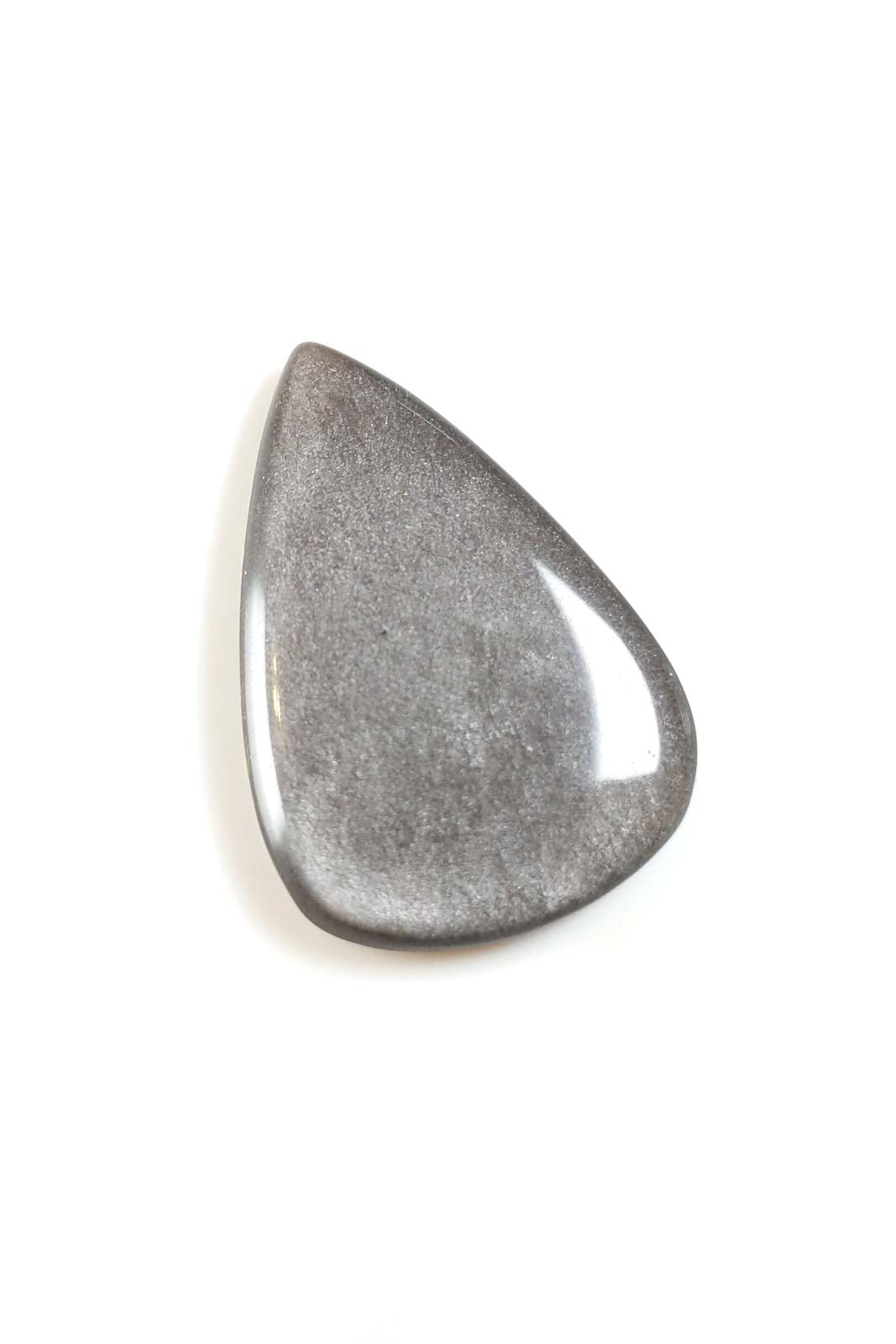 Silver Obsidian Polished Tear Shaped - Mexico 33mm 4.77g