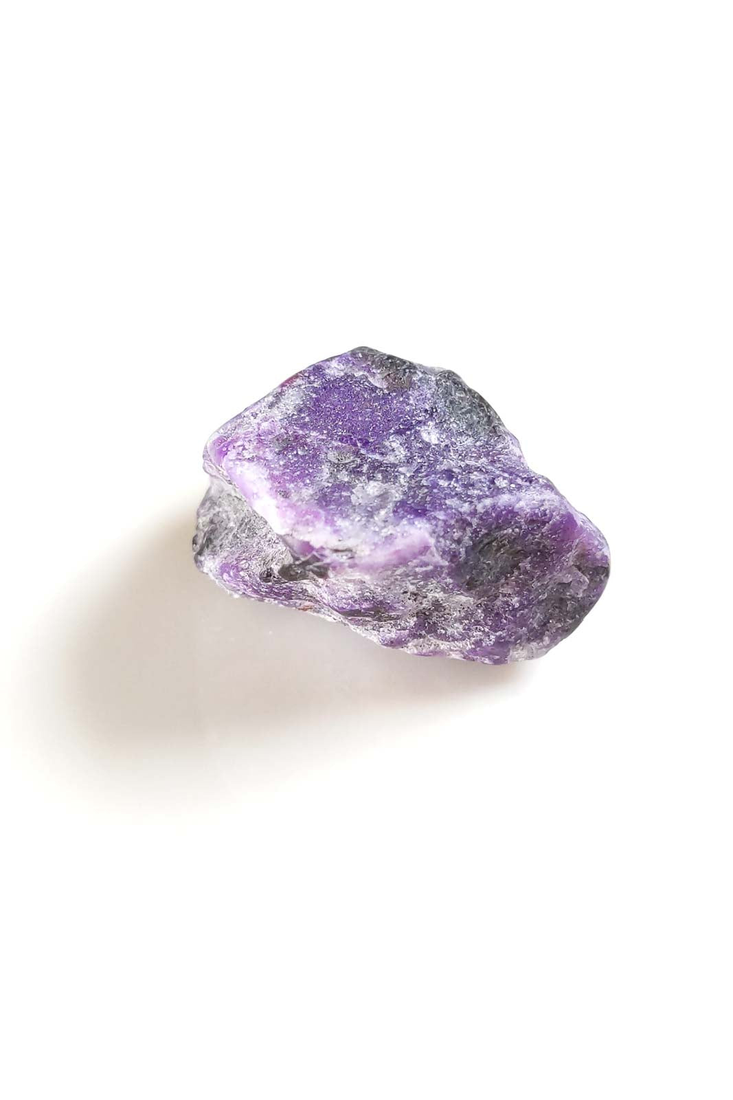 Violet Sugilite with White Granular Pattern 23mm 7.8g