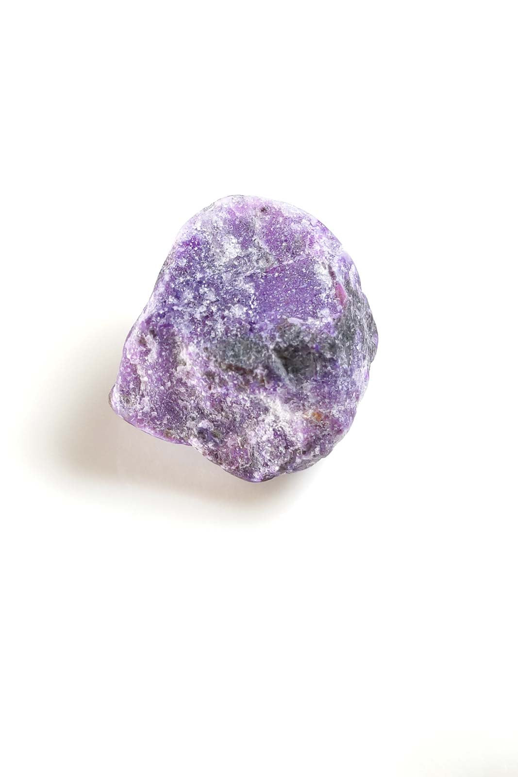 Violet Sugilite with White Granular Pattern 23mm 7.8g