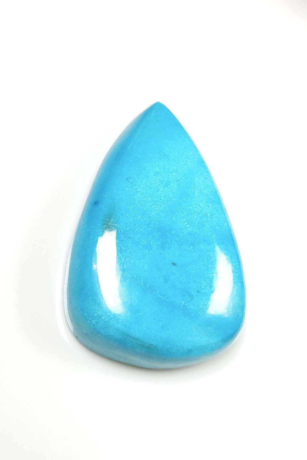 Chrysocolla Teardrop Cabochon from Peru 33mm 8.3g