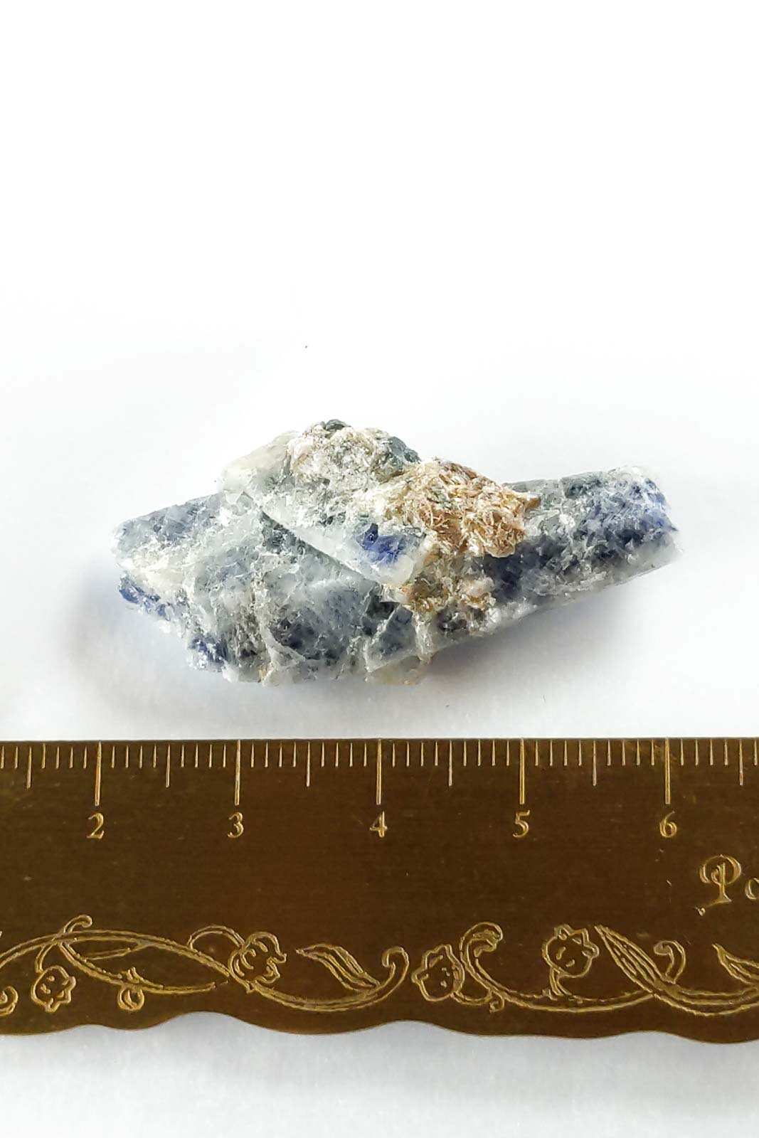 Rough Sapphire with Blue Flecks and Matrix 40mm 11g