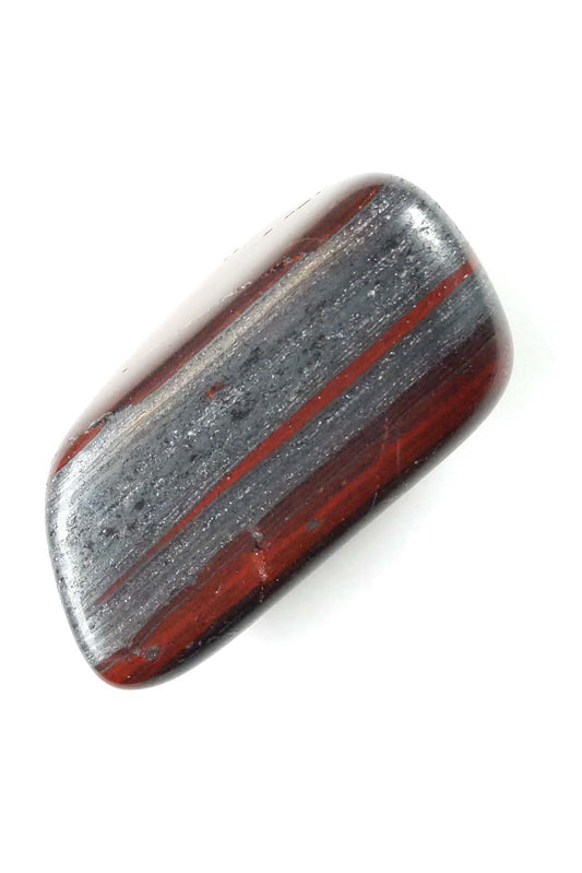 Banded Hematite & Jasper — Polished Teardrop 46mm 46g