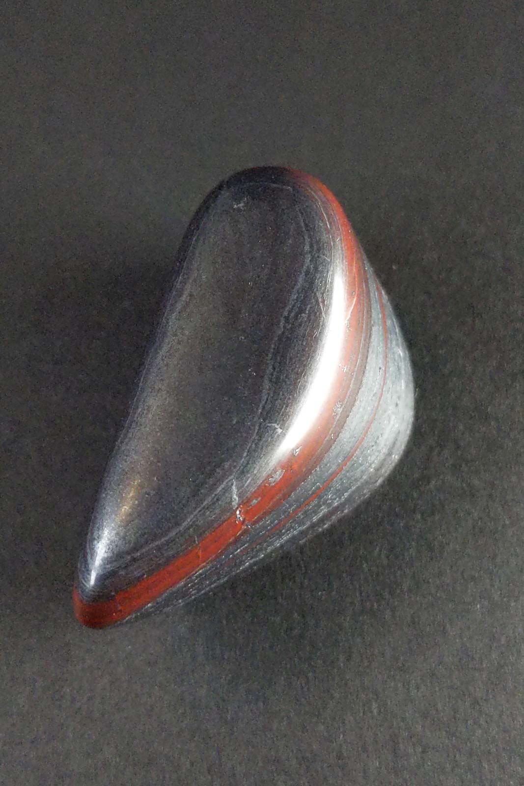 Banded Hematite & Jasper — Polished Teardrop 46mm 46g