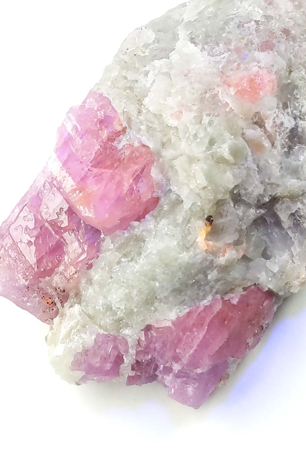 Pale Lilac Hackmanite on White Matrix 105mm 204g